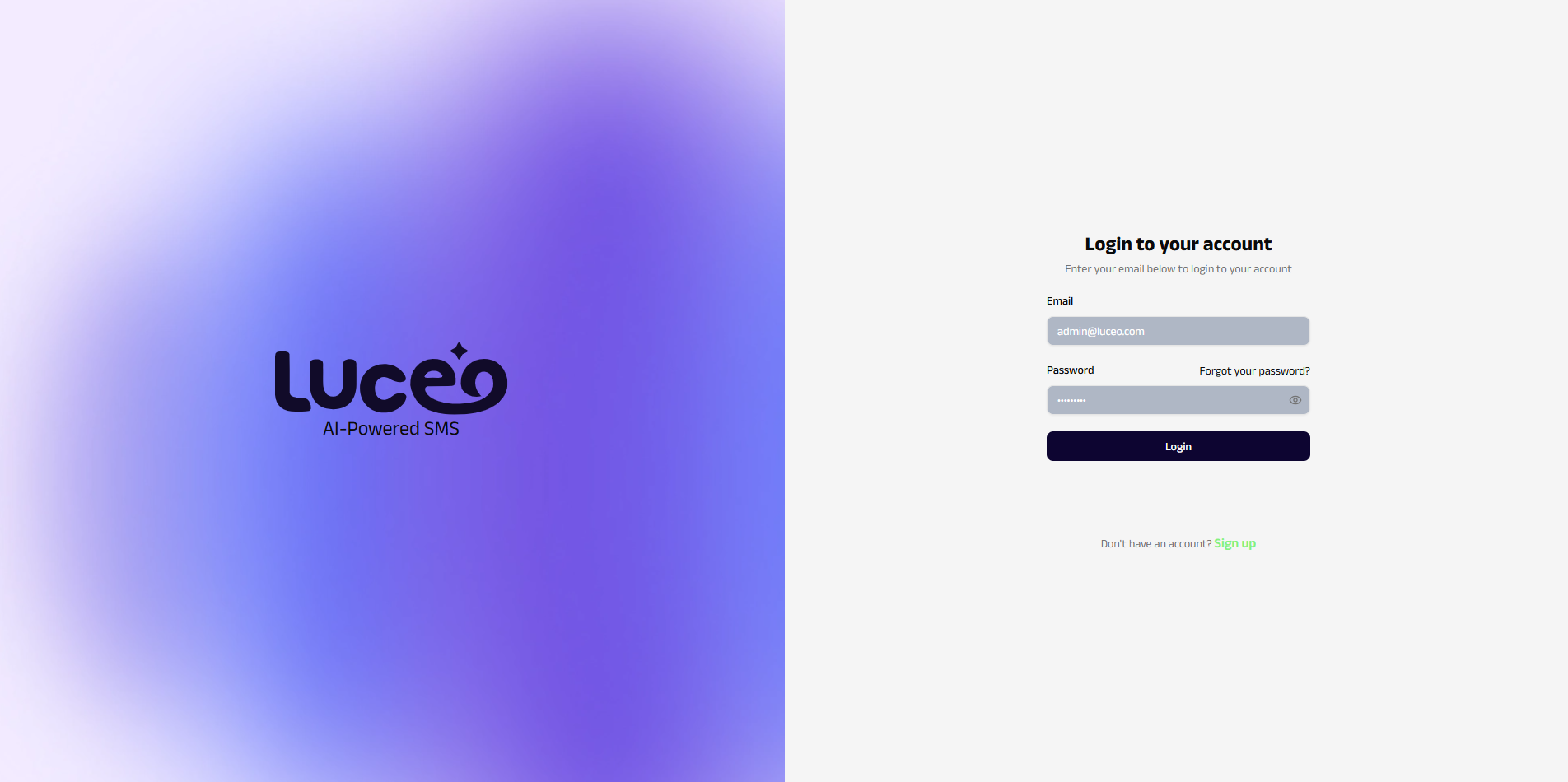 School Management Solution web app screenshot